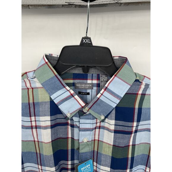 Van Heusen Never Tuck Long Sleeve Shirt – XXL - Picture 6 of 8